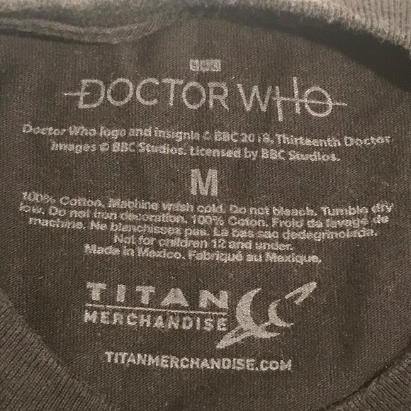 BBC DOCTOR WHO Tardis Vortex T-Shirt Size M - Picture 7 of 7
